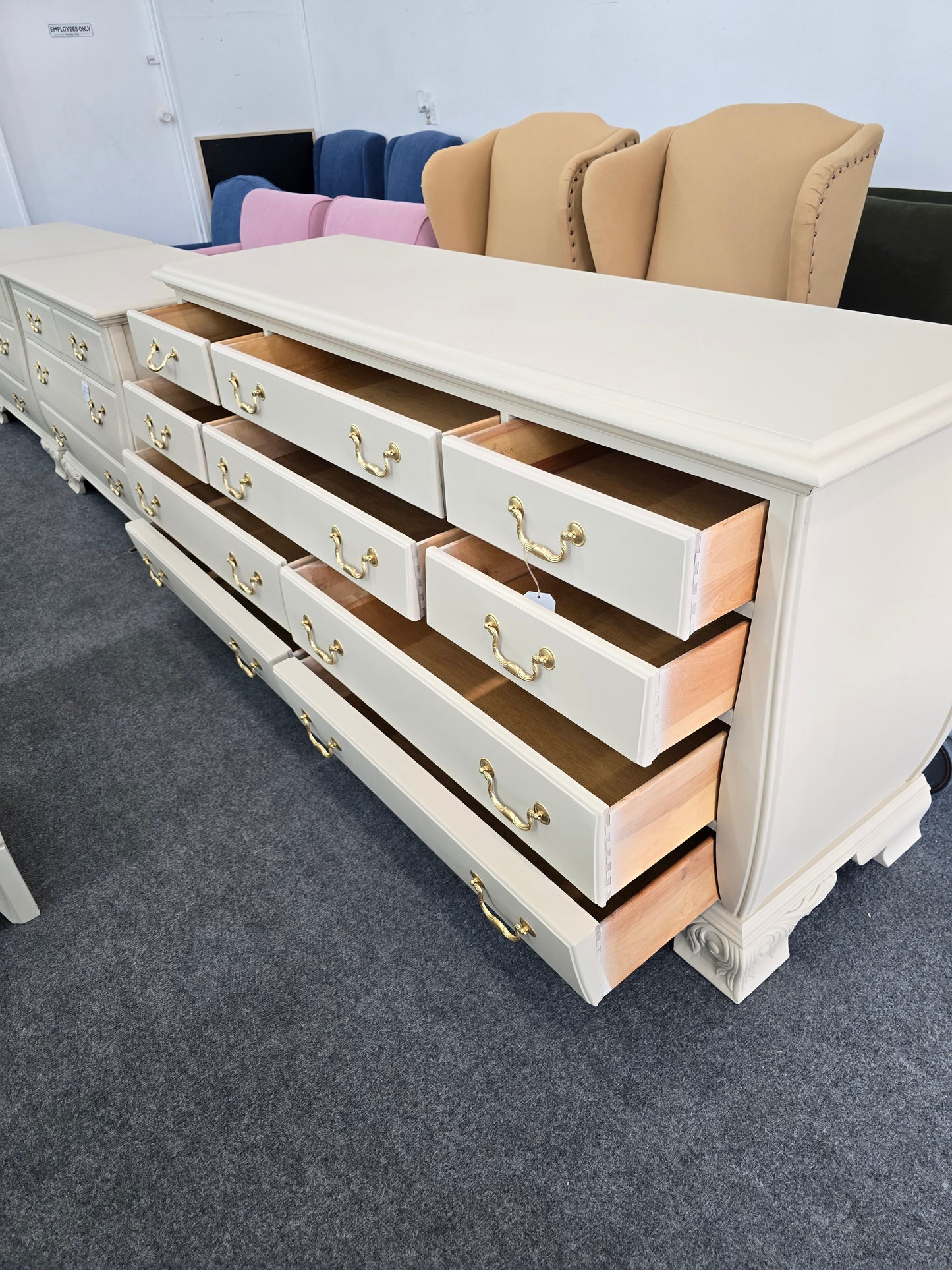Pennsylvania House beige long dresser