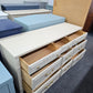 Solid wood Bassett beige Regency dresser