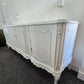 Antique white Distressed long buffet