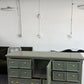 Liberty olive green lacquered chest