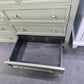 Olive green lacquered 9 drawers dresser