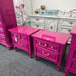 Dixie Regency pair of nightstands lacquered