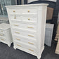 Havertys alabaster lacquered bamboo chest
