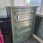Green lacquered LANE chest