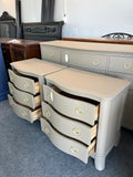 Gorgeous pair of brown nightstands