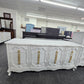 Bassett white Distressed dresser
