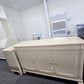 Ethan allen solid wood beige cabinet