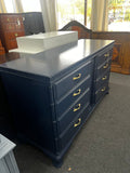 All solid wood navy dresser