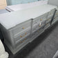 Bassett vintage green gray dresser