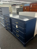 All solid wood navy dresser