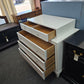 Baker lacquered white dresser