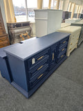 Stanley navy blue vintage dresser