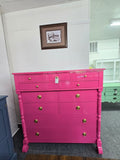 Bernhardt pink lacquered chest