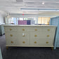 Ethan Allen beige Solid wood dresser
