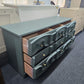 Pewter green  vintage long dresser