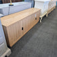 New- wooden 4 doors low profile cabinet