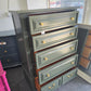 Green lacquered LANE chest